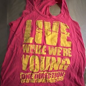 One direction tour concert muscle t-shirt XS